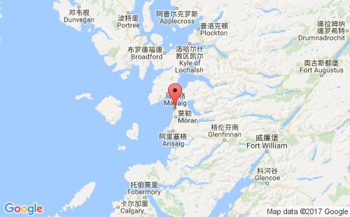 馬萊格港口地圖