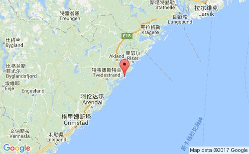 林厄爾港口地圖