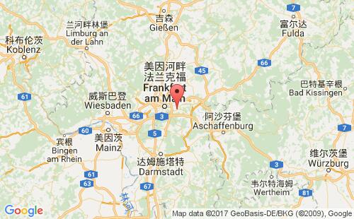 奧芬巴赫港口地圖