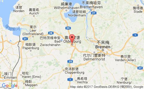 奧爾登堡港口地圖