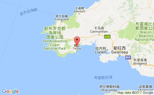 桑德斯富特港口地圖