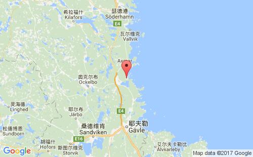 諾爾松德港口地圖