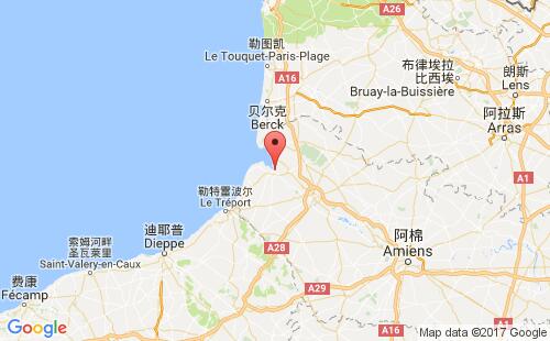 圣瓦萊里昂科港口地圖
