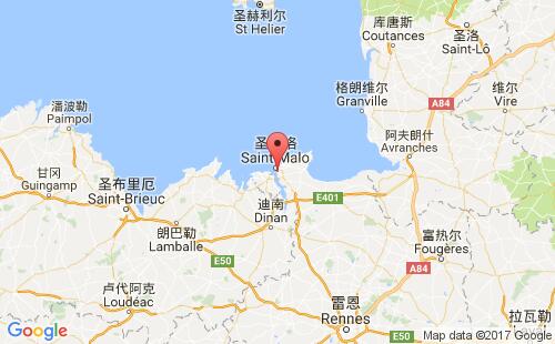 圣塞爾旺港口地圖
