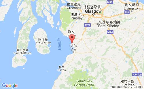 特倫港口地圖