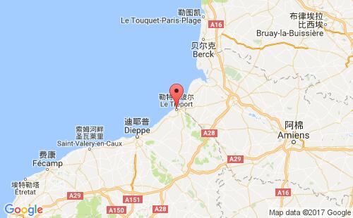 特雷波特港口地圖