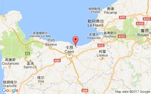 烏伊斯特勒昂港口地圖