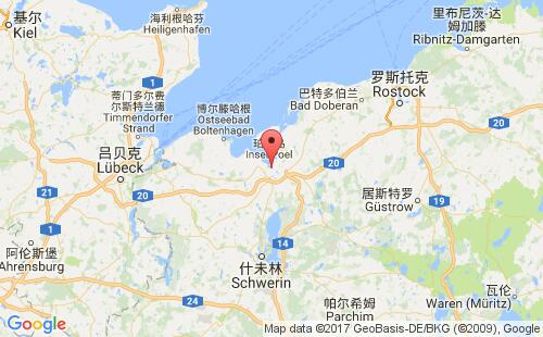 維斯馬港口地圖
