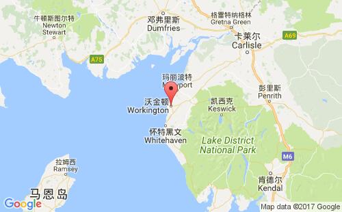 沃金頓港口地圖