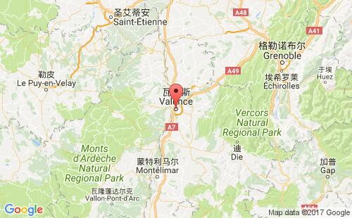 瓦朗斯港口地圖