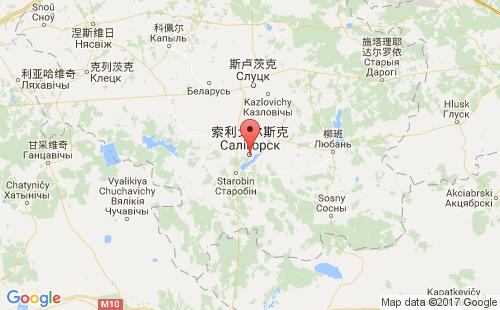 索利戈爾斯克港口地圖