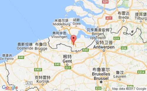斯勒伊斯基爾港口地圖