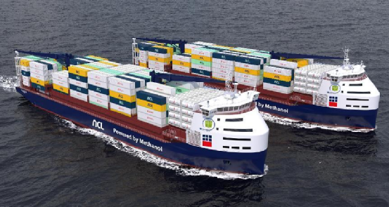 中國(guó)船廠全拿下！兩艘1300TEU甲醇箱船+4艘8000TEU LNG箱船