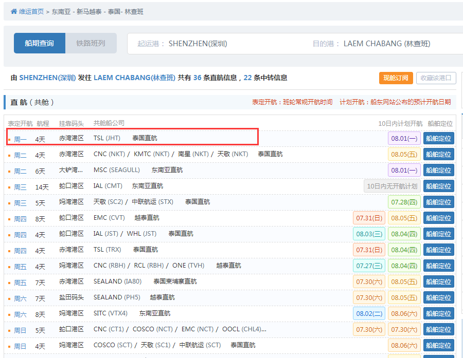 航線快訊！TSL將重組這條涉及中國-日本-泰國的航線服務(wù)