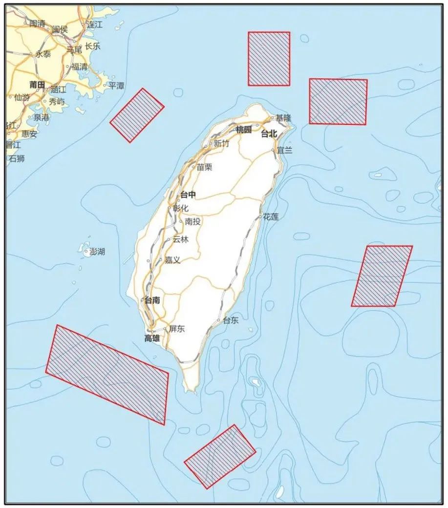 這些海域及空域進行重要軍事演訓(xùn)行動，禁航！