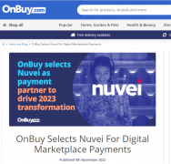 OnBuy與加拿大支付技術(shù)公司Nuvei Corporation合作