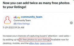 eBay支持listing最多上傳24張圖片